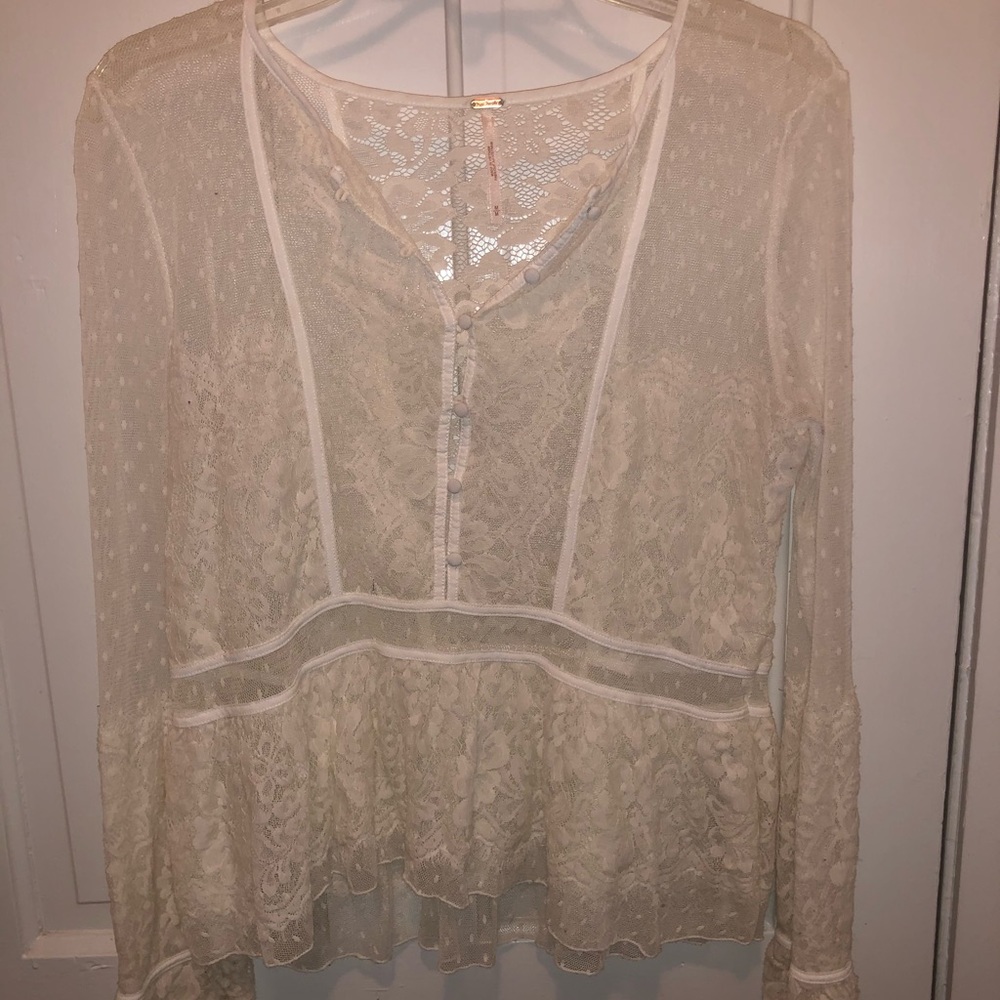 Free People lace top